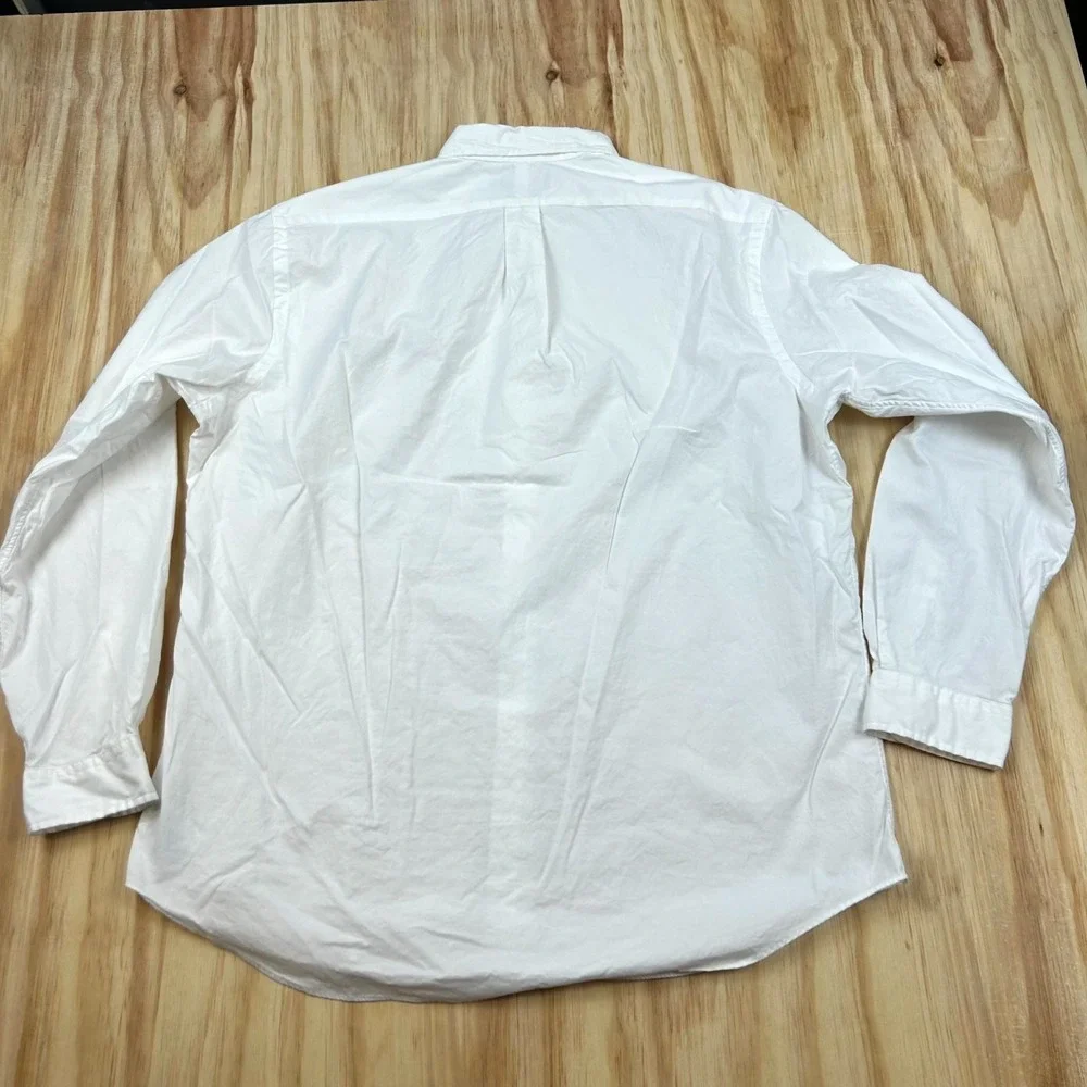 Polo Ralph Lauren Shirt Mens XL White Pony Embroidered Classic Fit Button-Down